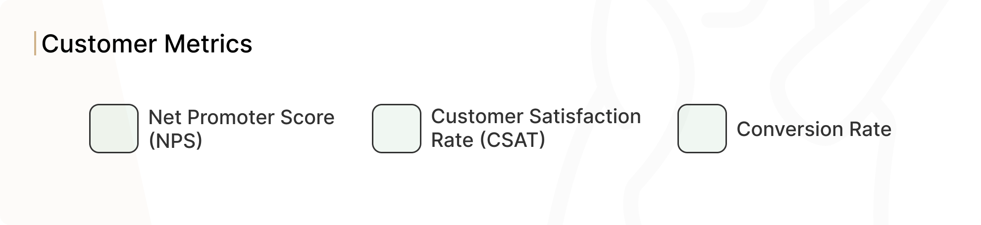 Customer Metrics